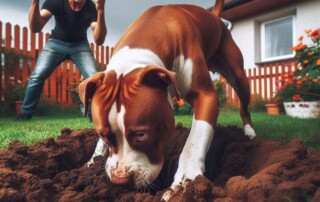 how to stop dog digging