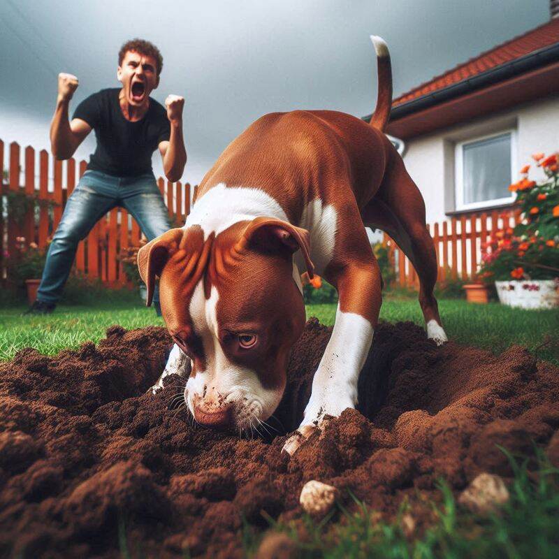 how to stop dog digging