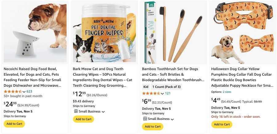 dog products best sellers